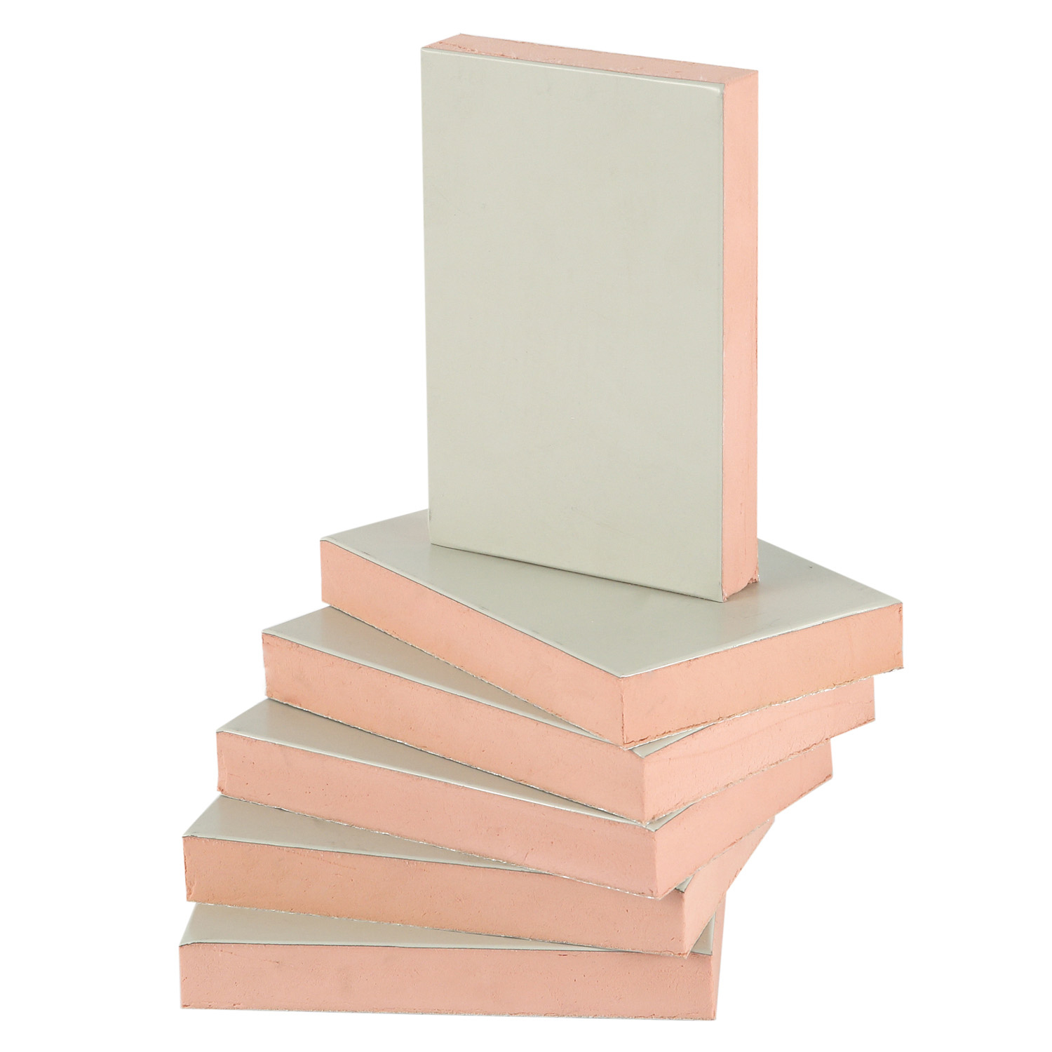 Modern Design Fire Protection Pink Color Steel Sandwich Panels Phenolic Foam Core Outstanding Thermal Insulation Energy Saving