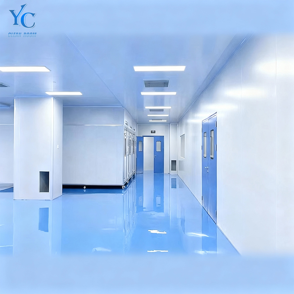 GMP-Compliant Turnkey Cleanroom Projects Industrial Steel Structure Modular Clean Room Wall Ceiling Panels For Workshops