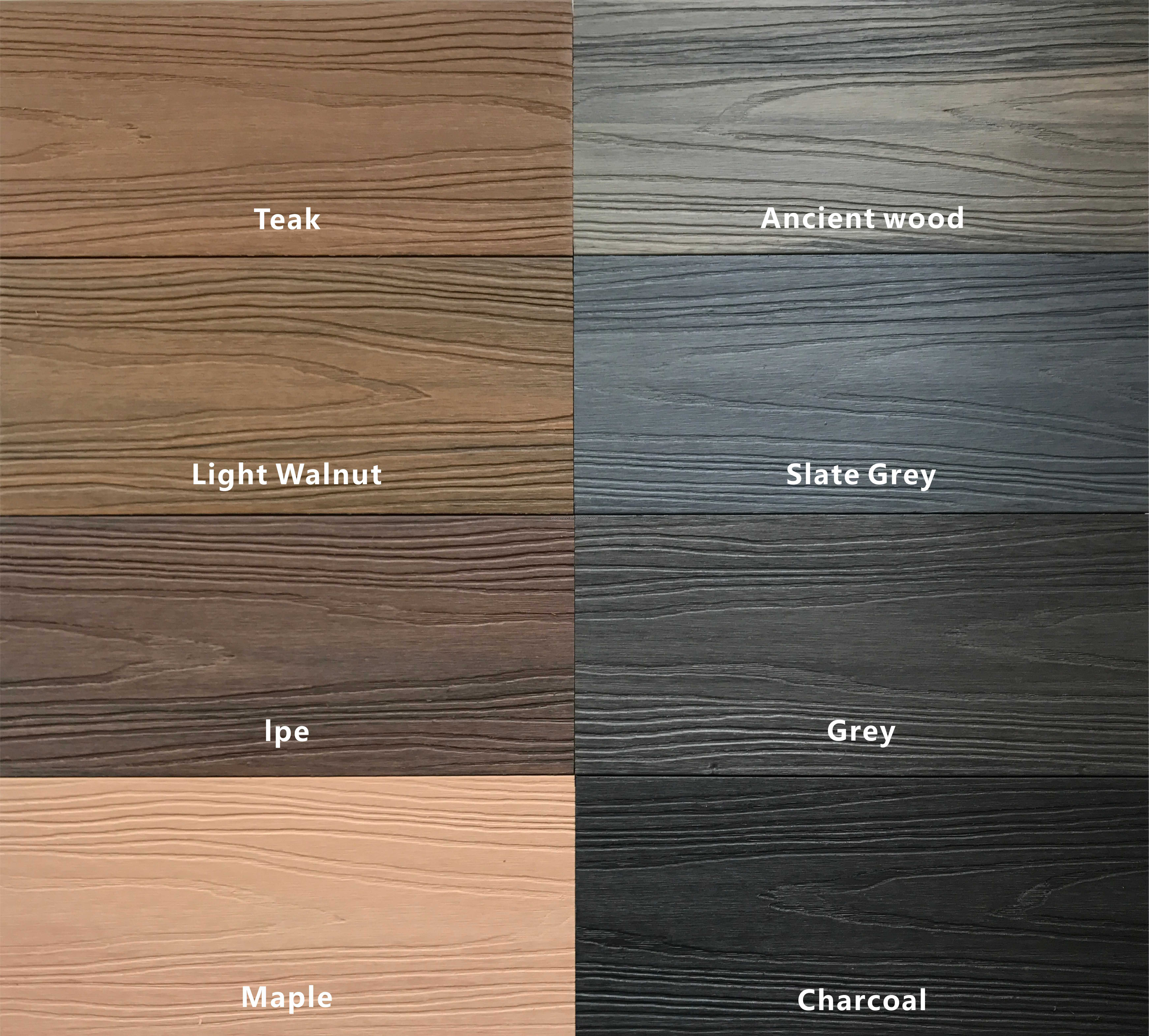 Wholesale Wood-Plastic Composite Exterior Building Materials Solid UV-Resistant WPC Wall Cladding Engineering Panels