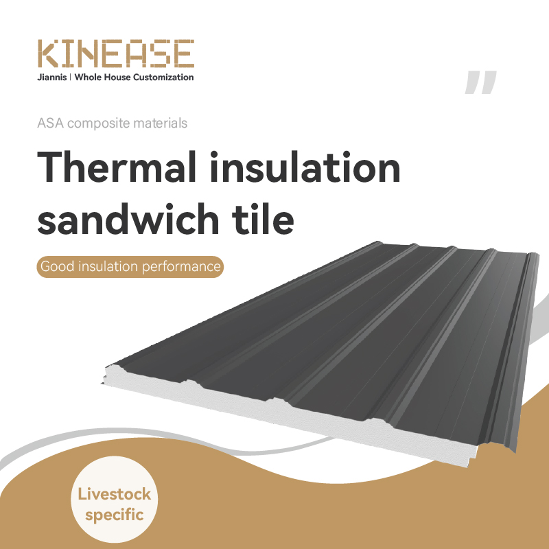 Energy Saving HPL Sandwich Panel Insulated Roofing Wall Panels Commercial Industrial Building PVC Small Ladder Wave ASA