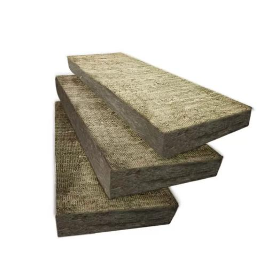 Lightweight Aluminum Foil Rock Wool Insulation Thick Board Rock Wool Wall Panel For Roof Ceiling