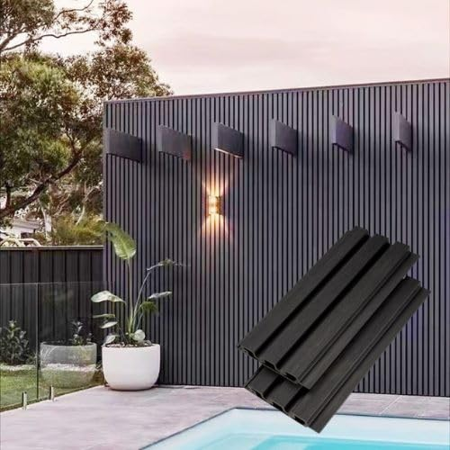 WPC Exterior Cladding Panel Outdoor EN13501 B1 Fire Rating ISO9001 Certified Waterproof Wood Grain Wall Board