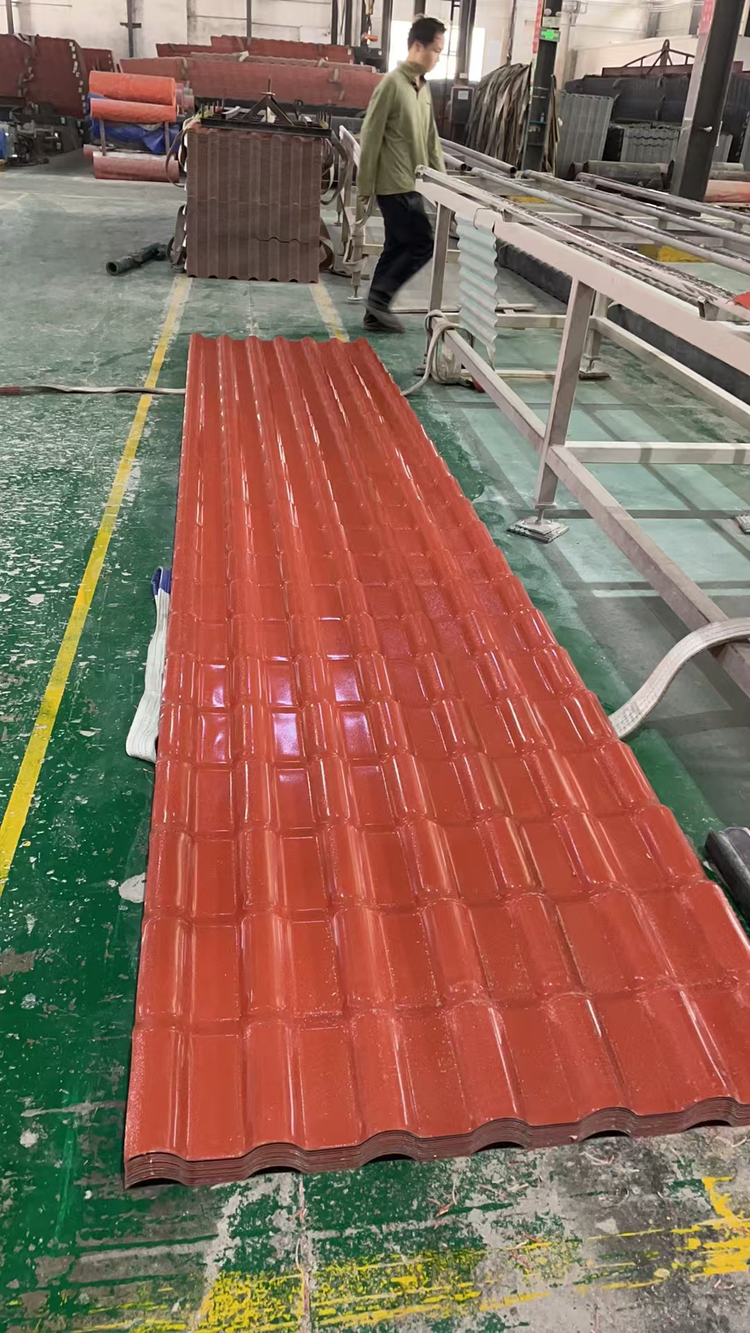 UPVC Corrugated Roofing Sheet Heat Insulation ASA Coating Waterproof For Villa Apartment Hotel Workshop