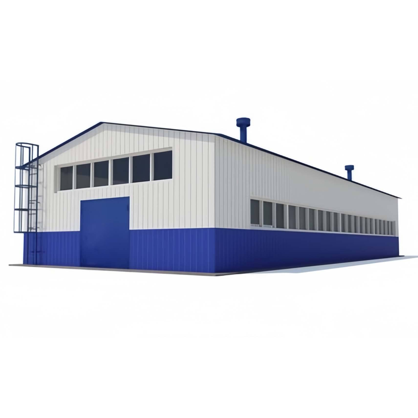 Modern Design Modular Workshop Steel Structure Building For Construction Solar Warehouse Use