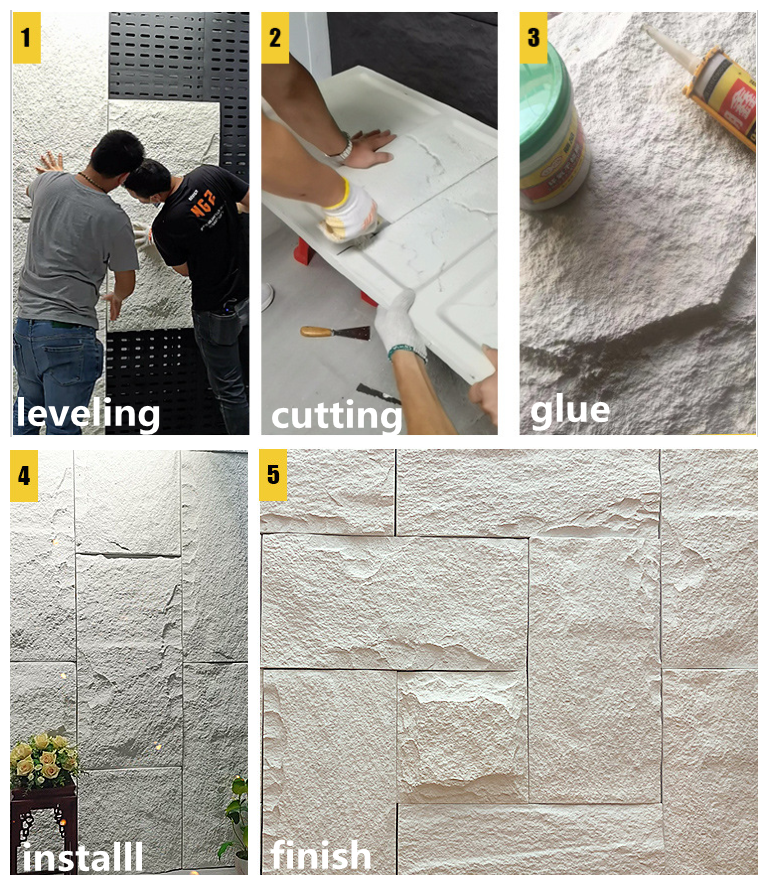 PU Stone Panel Installation Guide