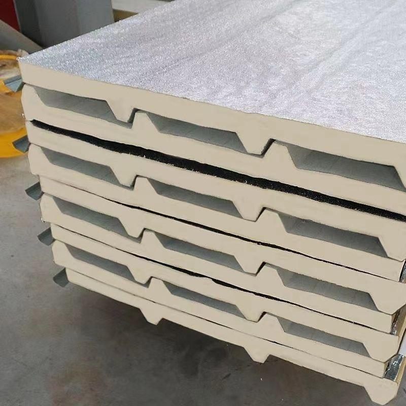 50/70/80mm Insulated Metal Panels Roofing With Insulated PU/PIR Sandwich Panel for Building Applications