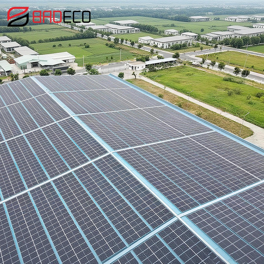 Energy Saving BIPV System Solar Roof Sandwich Panels With 360&deg; Lock Seam System Installation Design For Warehouse