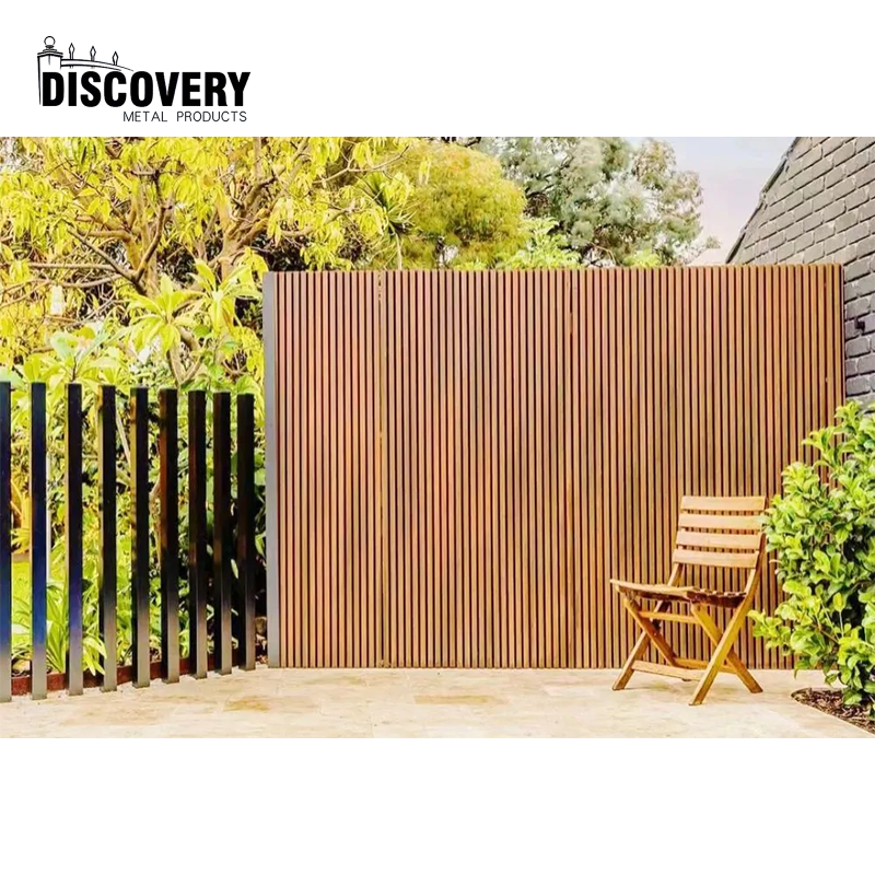 Modern Outdoor Waterproof Fireproof Garden WPC Wall Panels Wood Decor Plastic Villa Apartment Exterior Cladding Fluted Siding