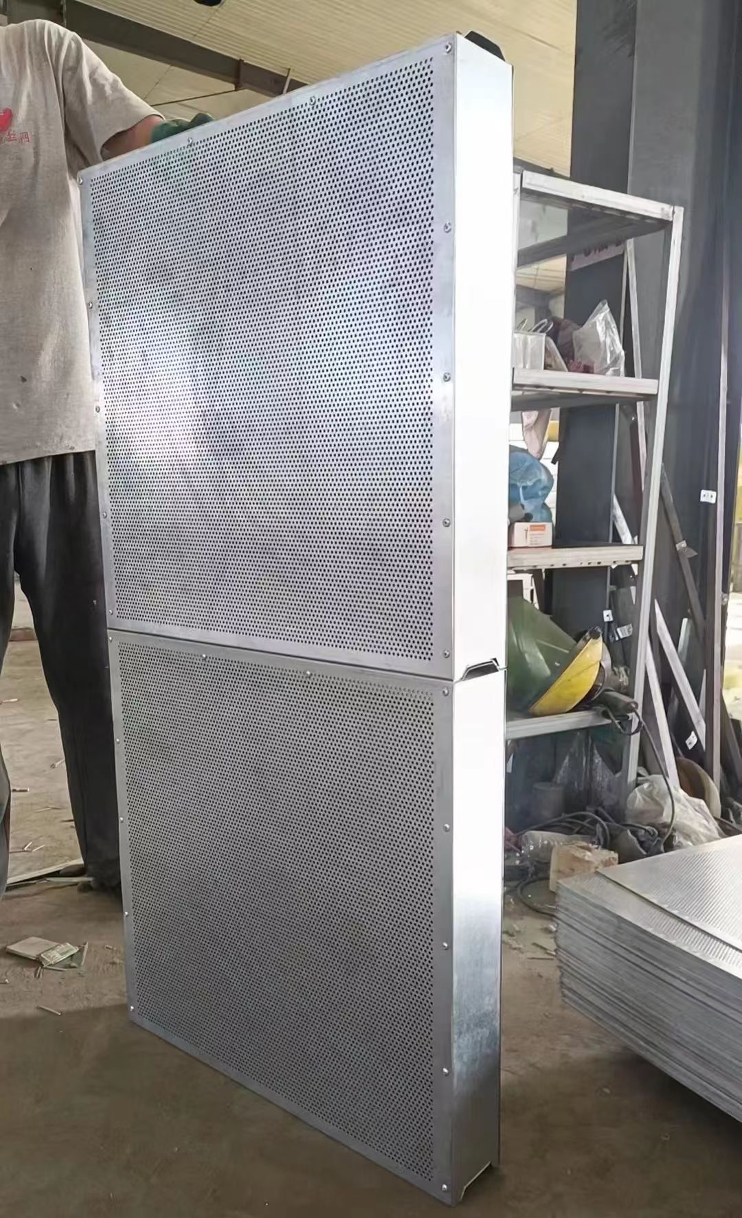 Fireproof Sound Absorbing Wall Panel Galvanized Steel Modular Acoustic Panel with 80% Noise Reduction for Interior Exterior Use