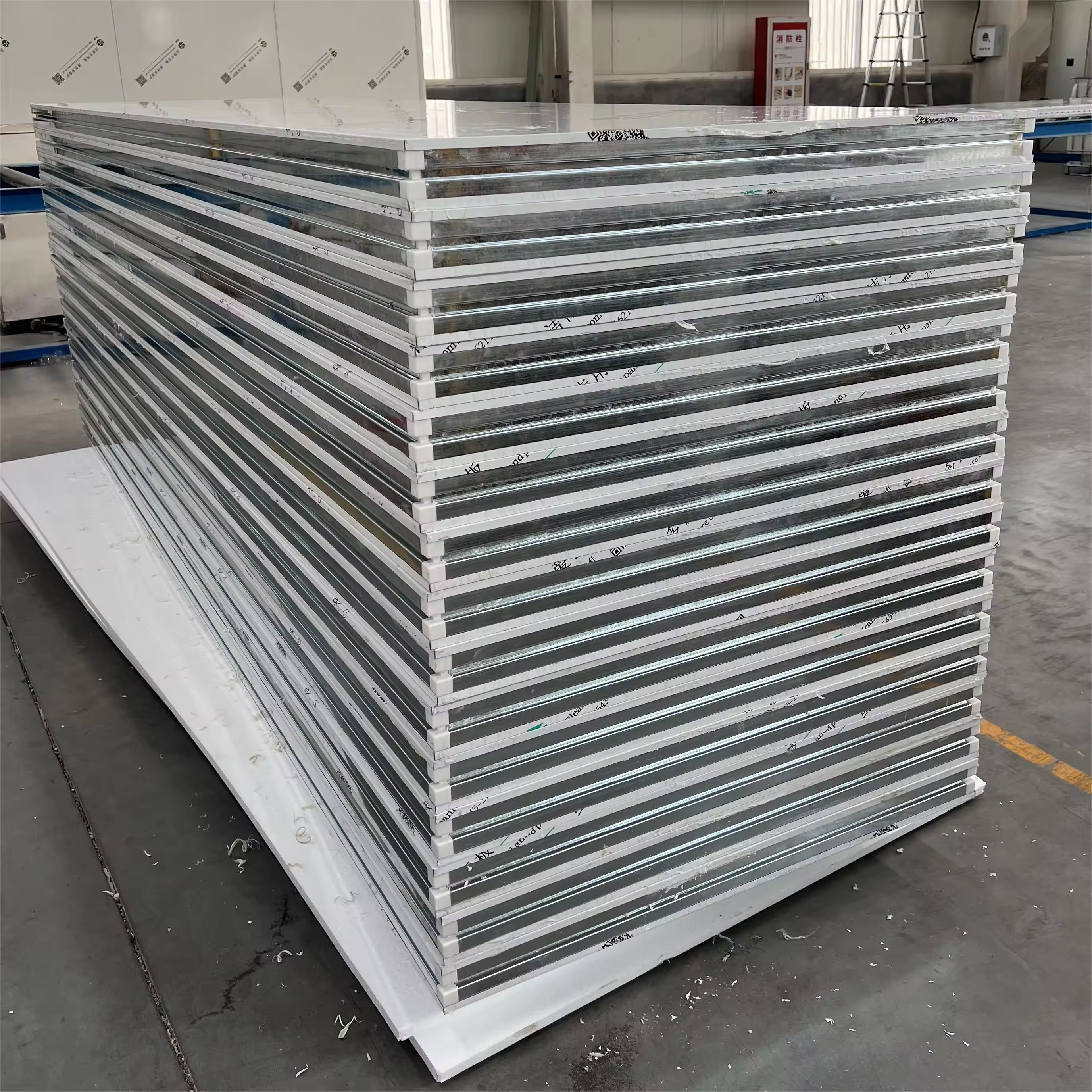 Dust-proof Steel Clean Room Rock Wool Sandwich Panels with Thermal Insulation for Operating Room Doors and Partition Walls