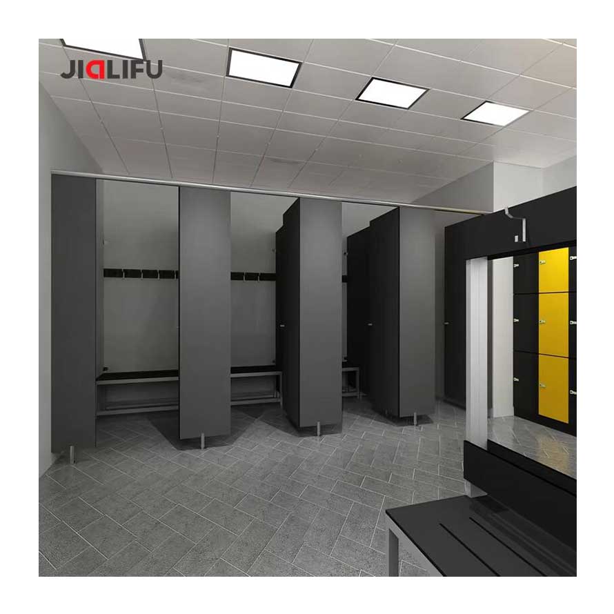 Factory Price Changing Room Waterproof Compact Laminate Board Bathroom Partition Cubicle