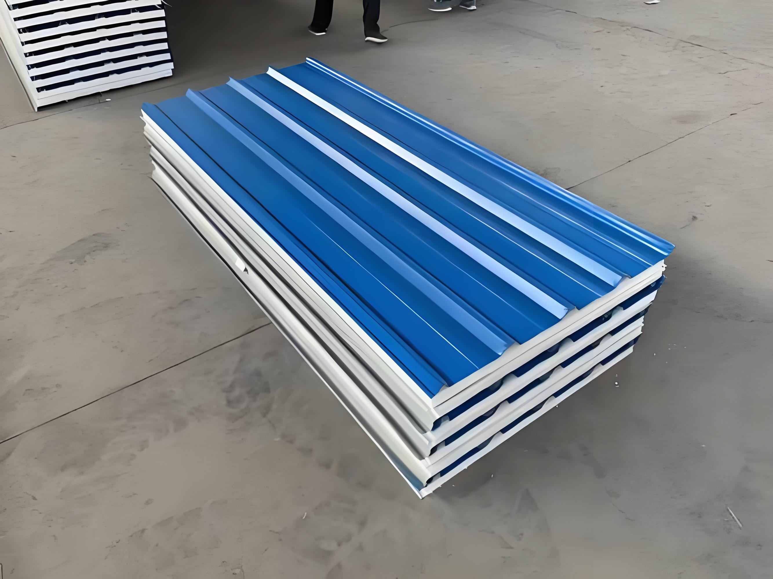 Superior Fireproof Steel Insulation Roofing Sandwich Panels with Polyurethane/EPS/Pir/Rock Wool/Glass Wool Core