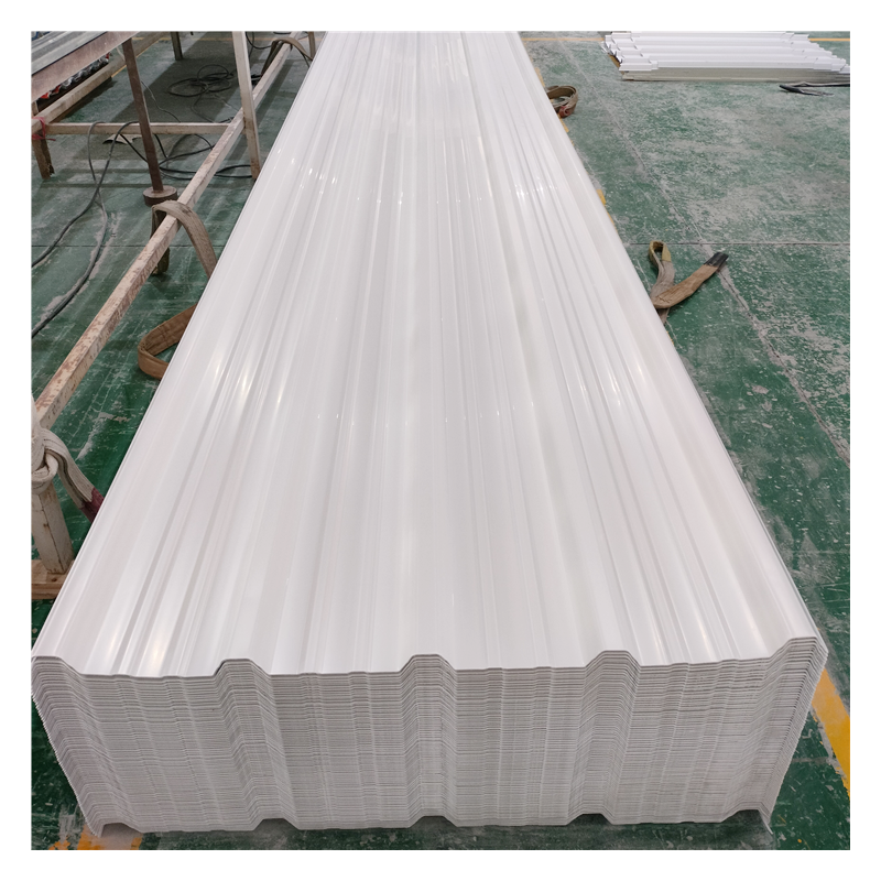 Hot Sale Modern Waterproof/Fire Heat Resistance UPVC Roof Tiles &amp; Panels Blue/White/Green 1.5/2/2.5/3mm for Industrial Use