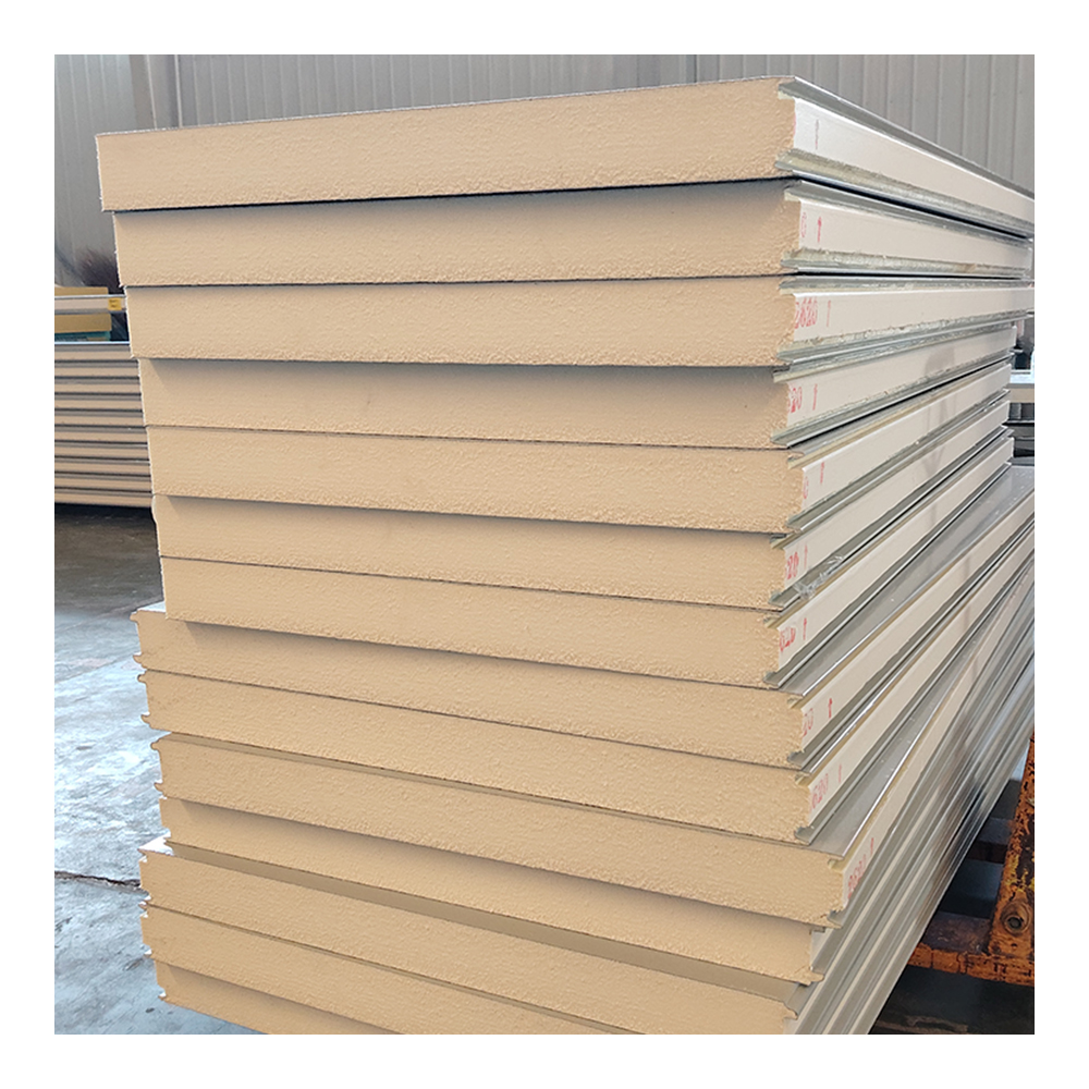 High Quality Insulated Sandwich Panels Corrugated Metal Roofing Great Wall Panel Polyurethane Panels