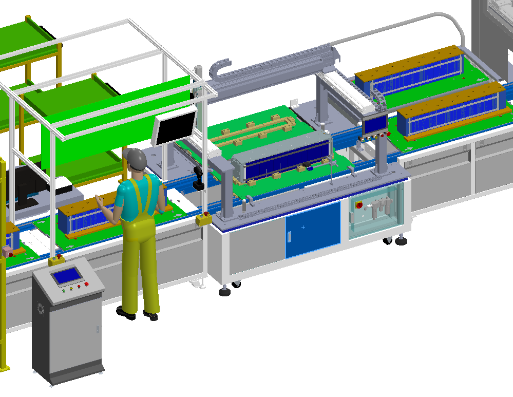 Home Energy Solar Photovoltaic Panels Industrial And Commercial Energy Storage Pack Battery Assembly Line
