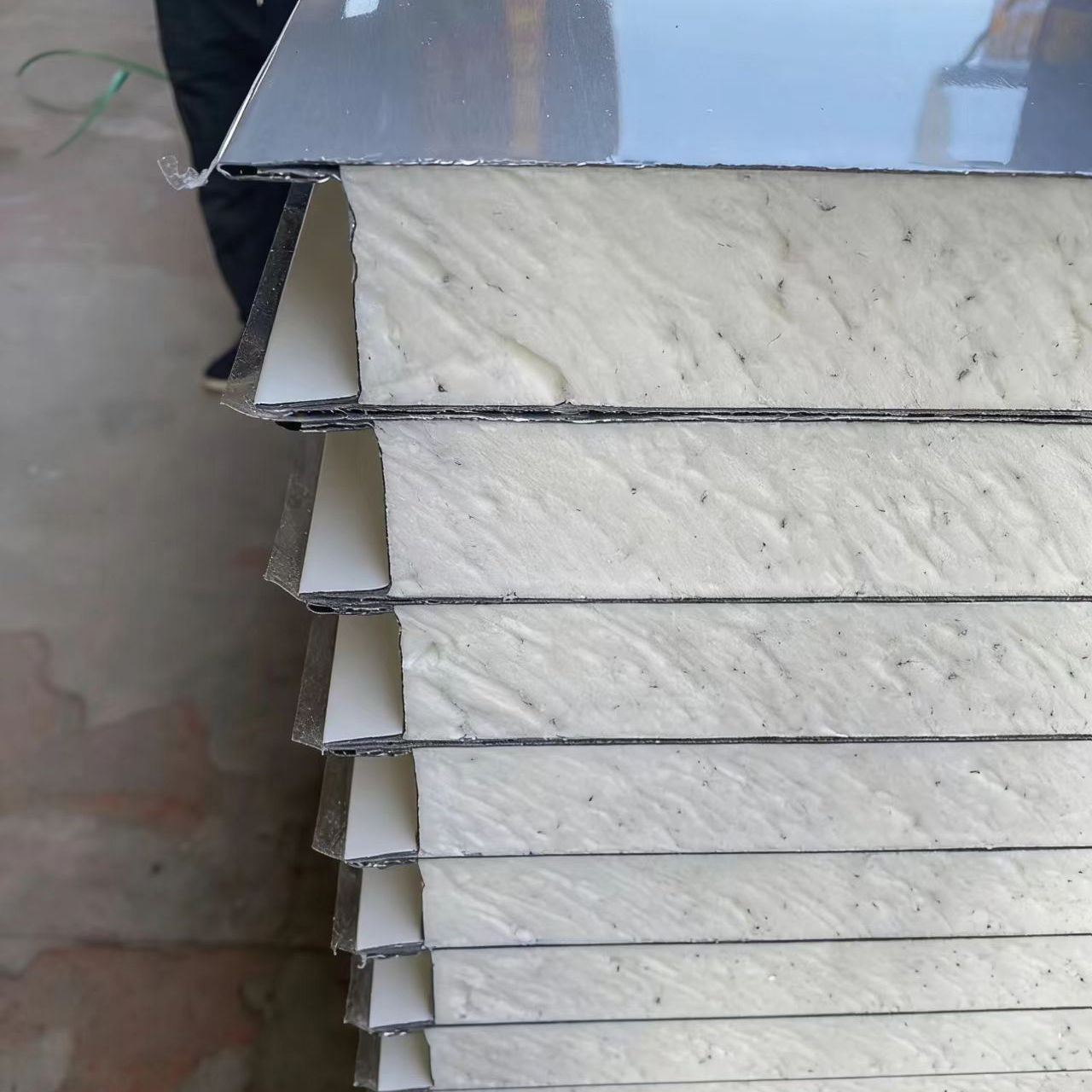 High Quality Industrial Eco-Friendly Stainless Steel Faced Fireproof Purification Board Sandwich Panels for Cleanroom
