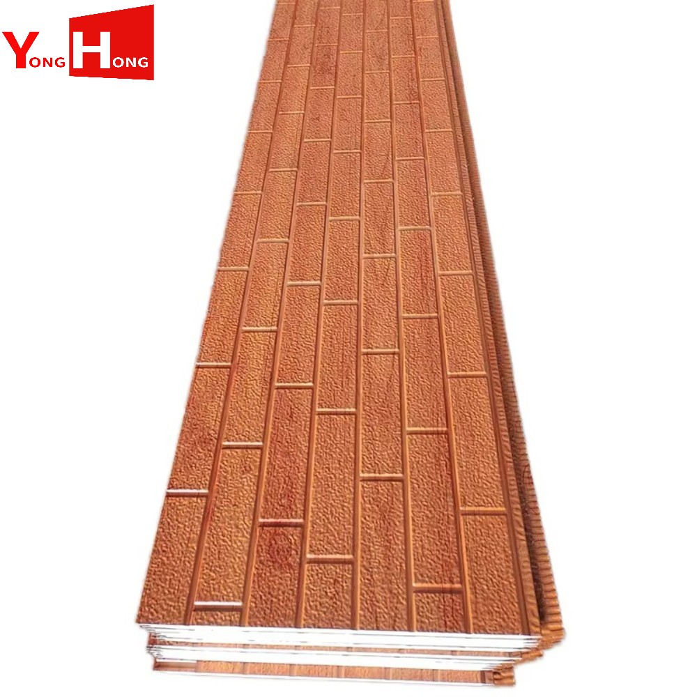 EPS Facade Freezer Soundproof Metal Sandwich Wall Panels for Cold Storage Room