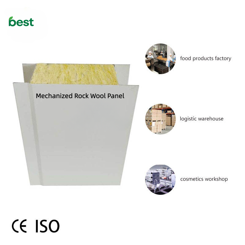 Hospital Fireproof Galvanized Steel Polyurethane Sandwich Wall Panel for Portable Cleanroom with Water Resistant Feature