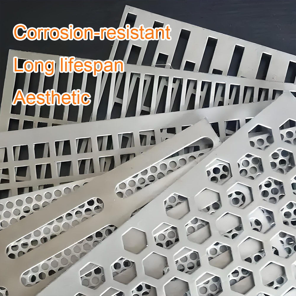 Modern Decorative Perforated Metal Sheet Stainless Steel Architectural Facade Cladding Panel for Building Exterior
