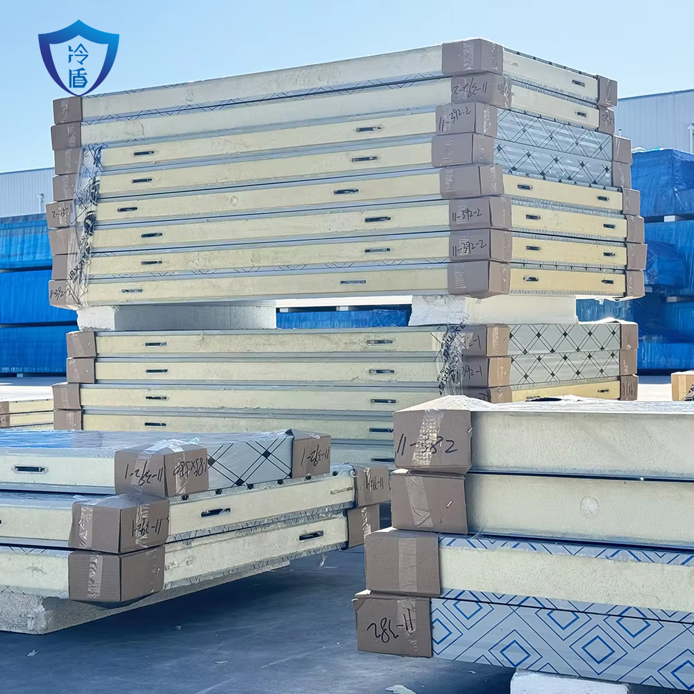 Eco-Friendly Fire Water Resistant PIR Insulated Sandwich Panels (50-200mm) Galvanized Steel For Cold Storage Warehouse Roof