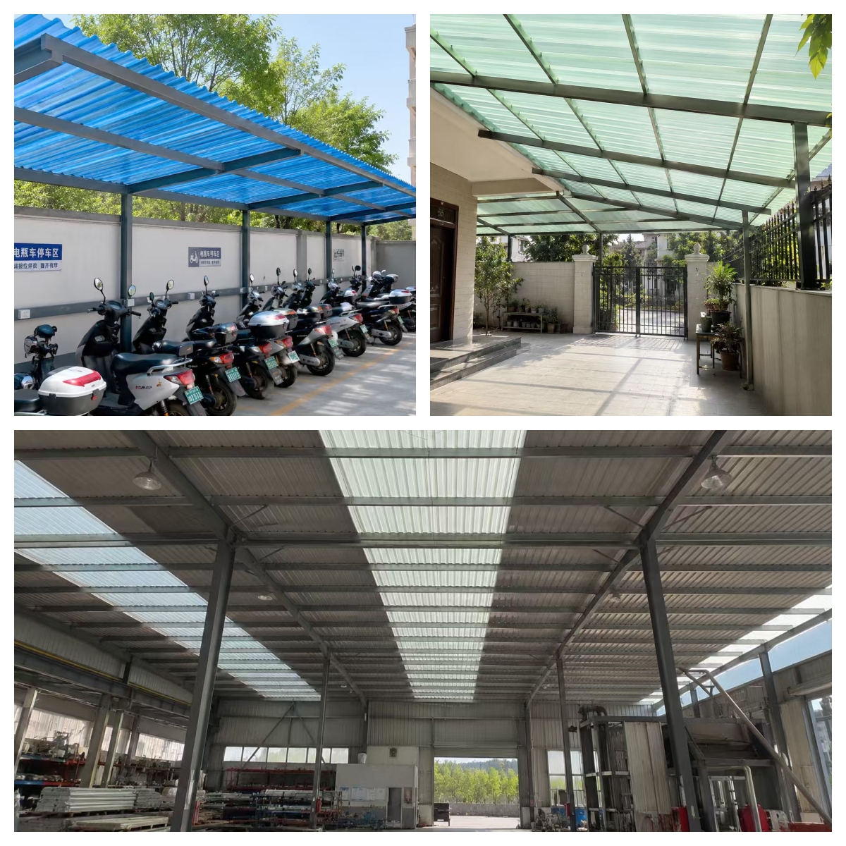 3mm Thickness FRP Corrugated Sheet Anti-Corrosion UV Resistant For Roof Sheeting