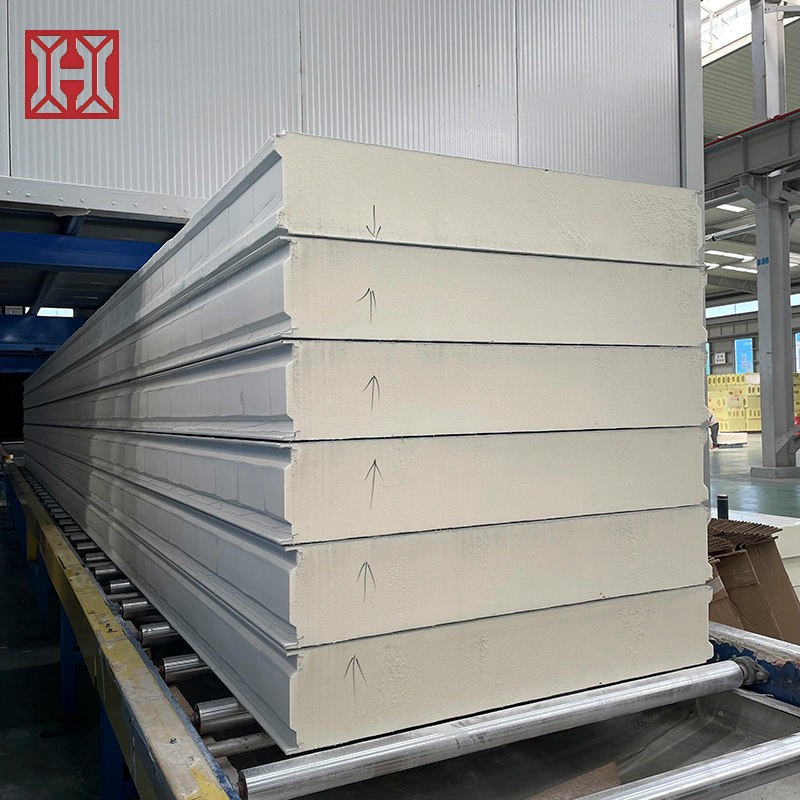 Rapid Delivery PU Insulated Sandwich Panel Polyurethane Composite Panel PU Sandwich Plate for Urgent Building Repairs