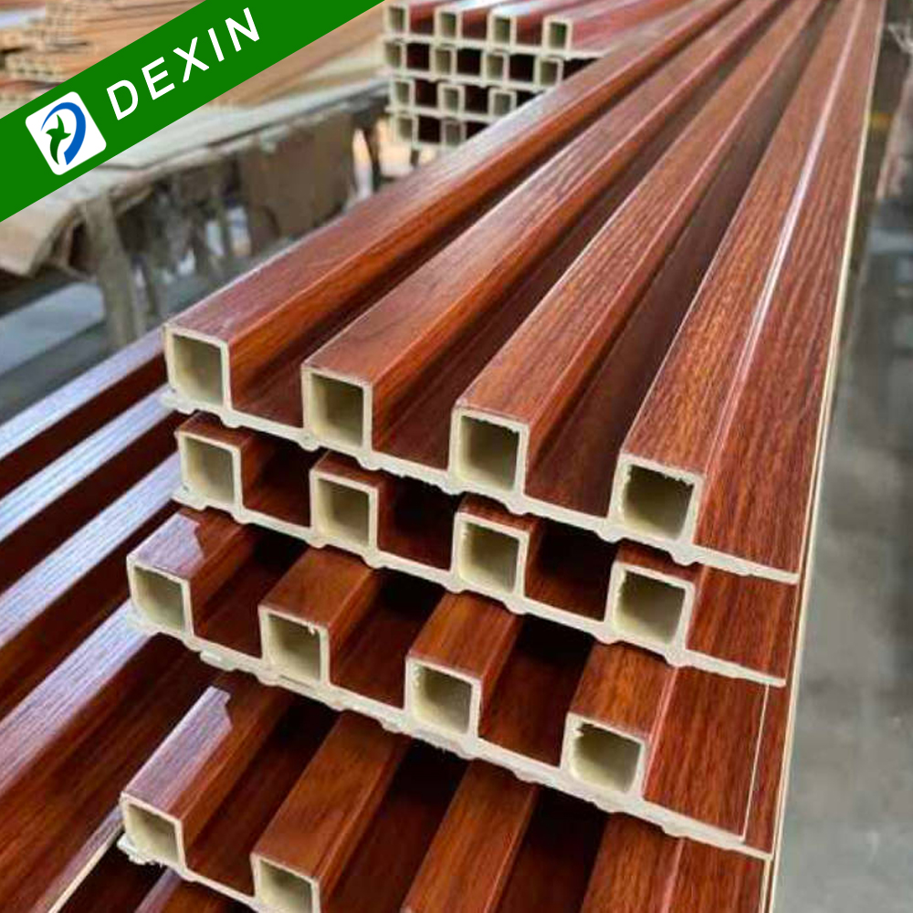 High Quality Eco-friendly Waterproof Fireproof Building Materials Indoor Use Decorative Wood Plastic Composite Wall Panel 5 Year
