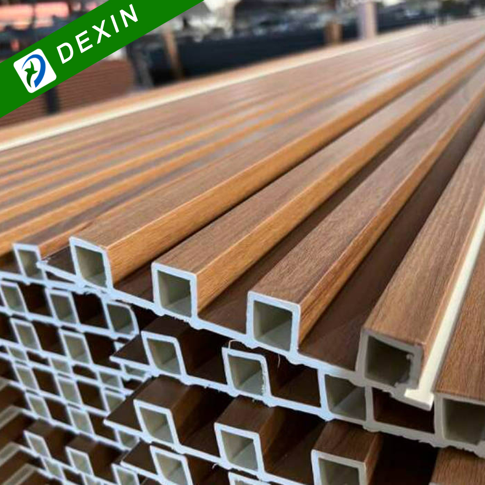 High Quality Eco-friendly Waterproof Fireproof Building Materials Indoor Use Decorative Wood Plastic Composite Wall Panel 5 Year