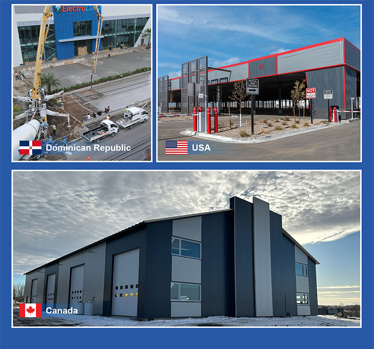 Prefabricated Steel Construction Site