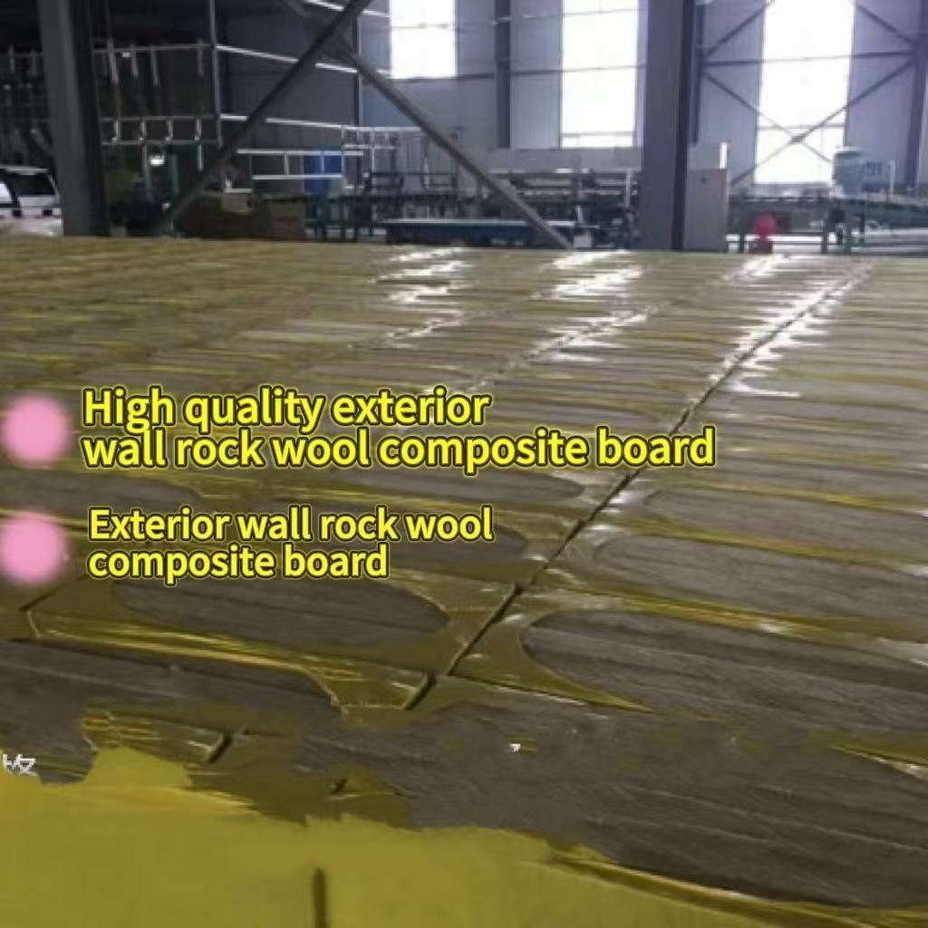 Modern 50mm Thick Rock Wool Sandwich Board Panel Fireproof Heat &amp; Sound Insulation for Wall Roof Construction Aluminum Material