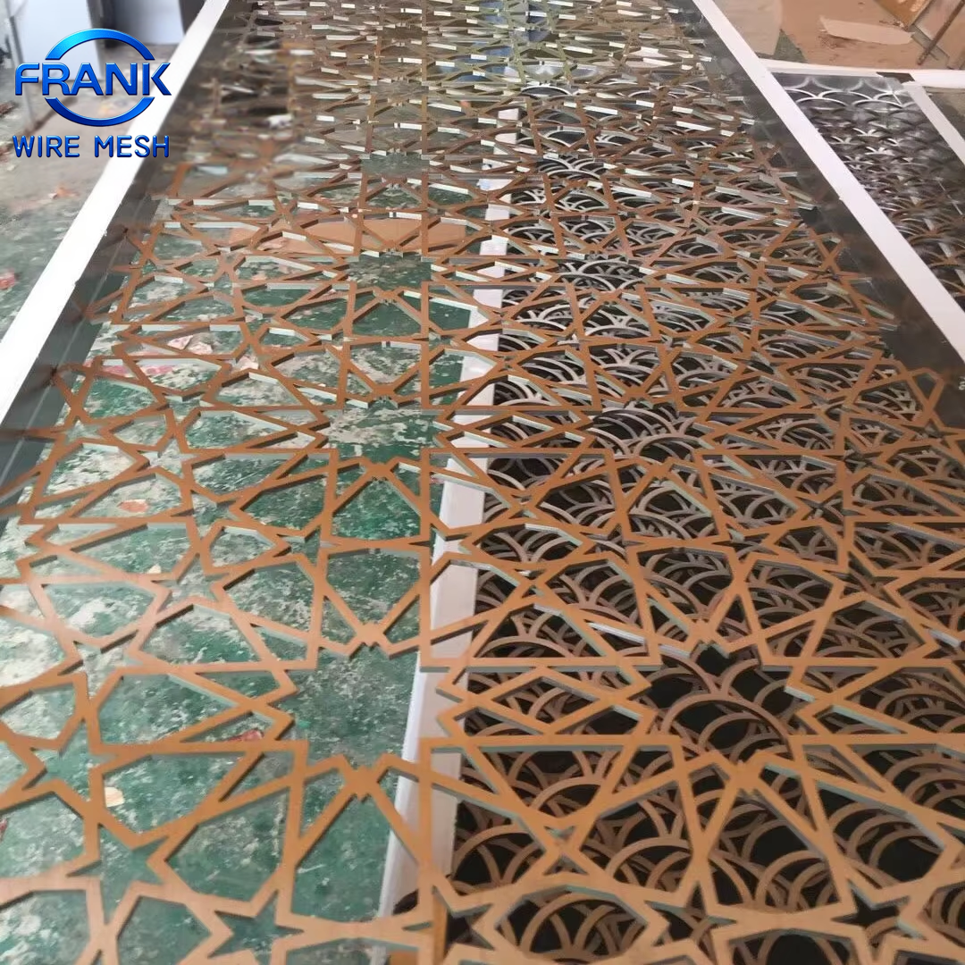 Architectural Perforated Metal Panel with Laser Cut Designs for Building Facade and Interior Decoration