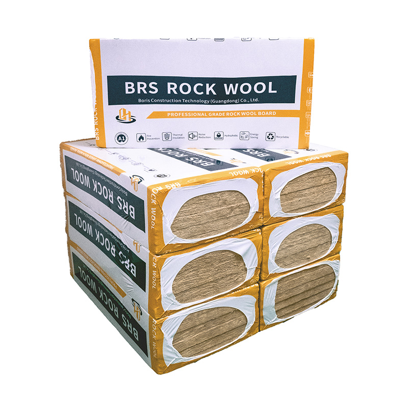 Fireproof Rock Wool Board Thermal Insulation Panel for Building Wall Roof Ceiling Exterior Interior Construction Material