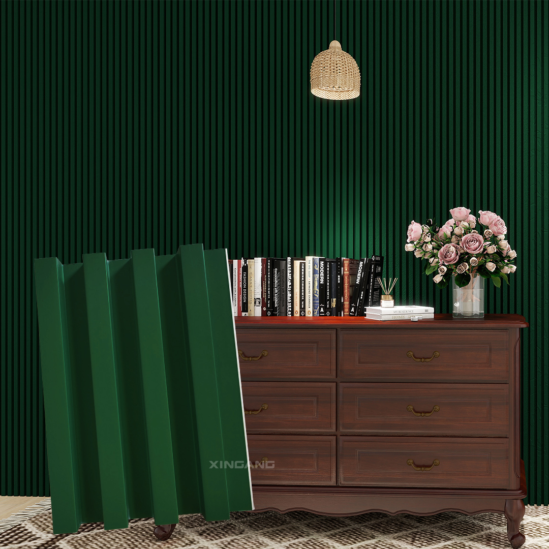 Waterproof WPC Wall Panel Wood Plastic Composite Wall Cladding For Indoor Decoration