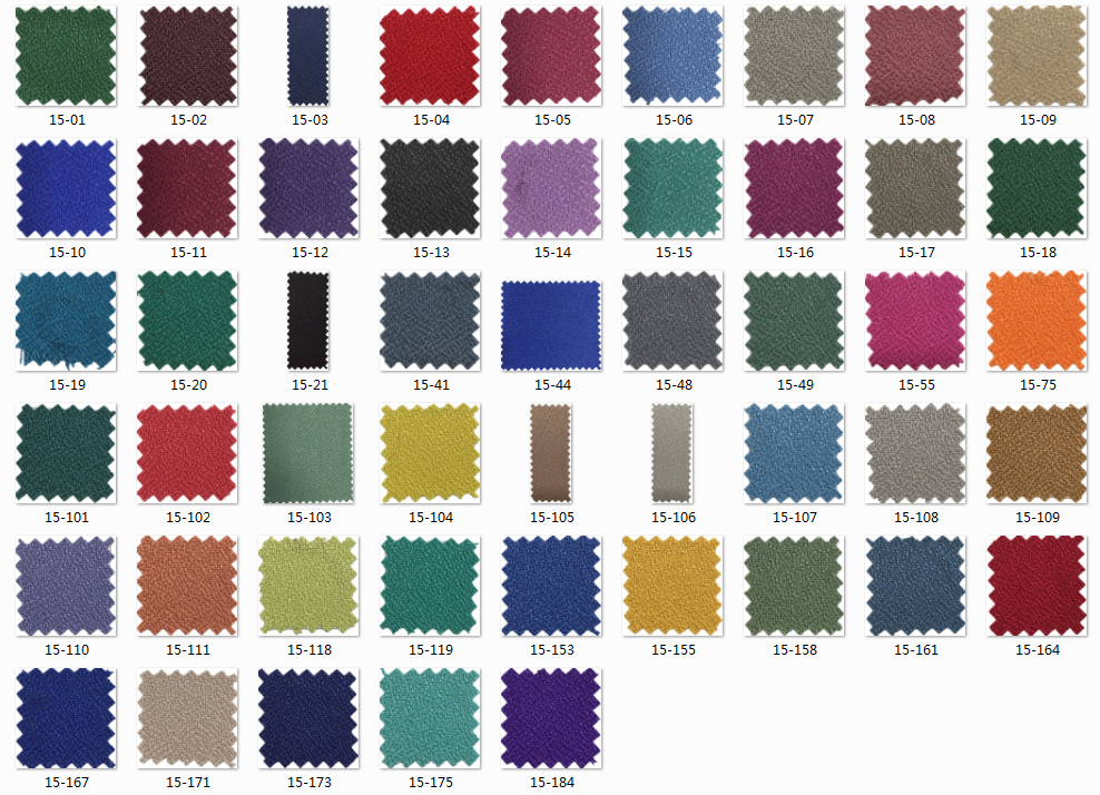 Fabric Color Chart