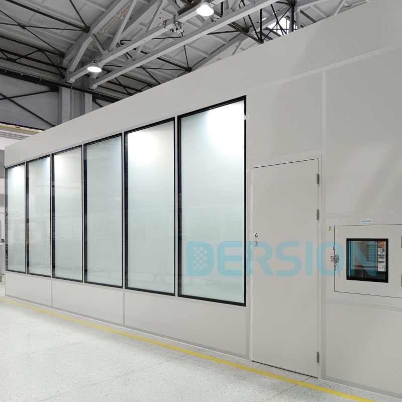 New Dersion Rapid Modular Clean Room Construction Stainless Steel Sandwich Panels ISO9001 Certified Customized Dust Removal