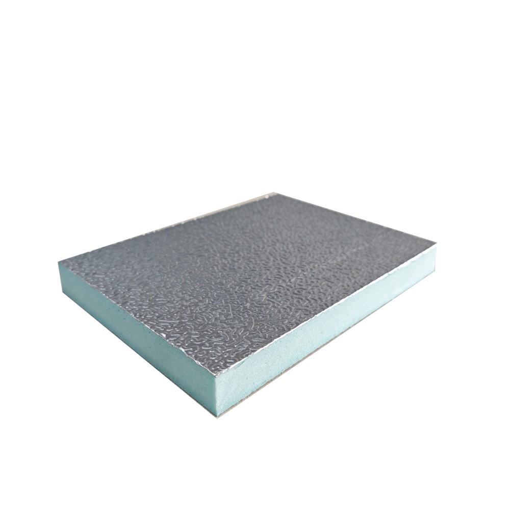 20mm Pre-Insulated Rigid Ductwork Panels Insulation PIR Ducting Foam Board Aluminum Foil HVAC Project For Air Conditioning