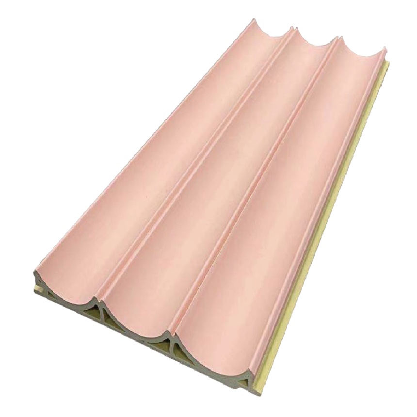 QDM Modern Classic Fireproof WPC Wall Panels Waterproof Wood-Plastic Composite for Residential Commerce Interior