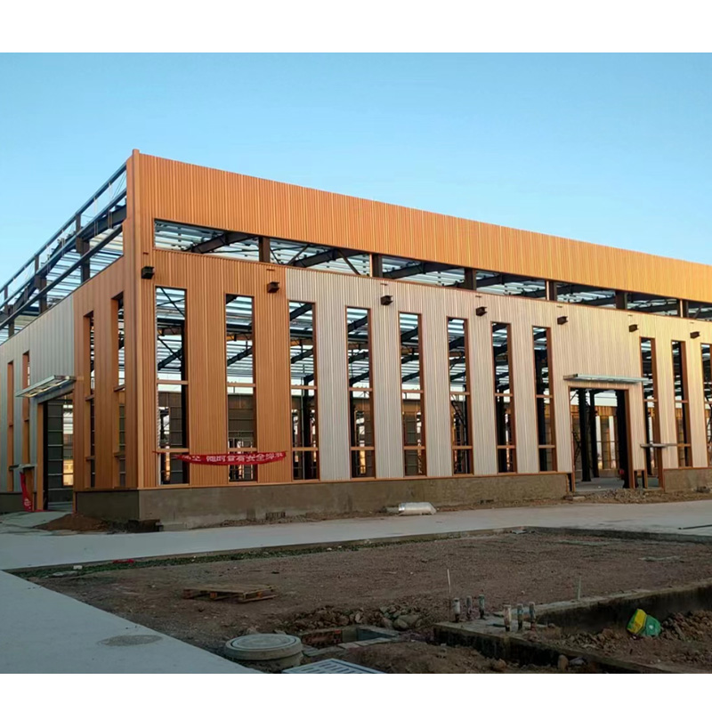 Cheap Prefabricated Modern Steel Structure Warehouse Office Building Fast Construction Light Steel Frame Insulated Panels