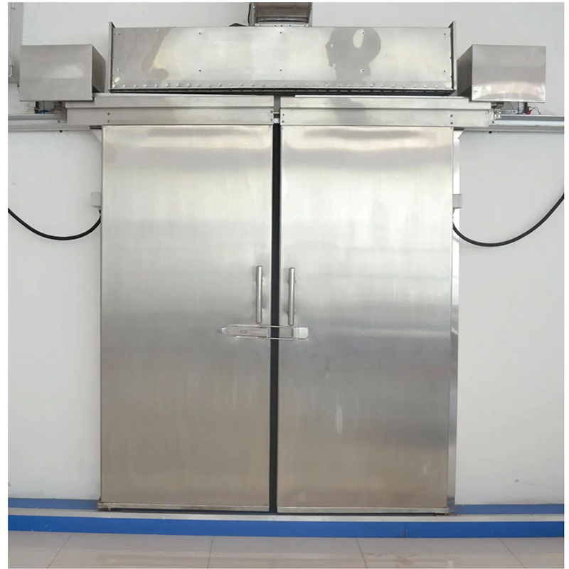 Customized Cold Storage Door With PU Panel Insolation Stainless Steel Hinged And Sliding For Cold Room