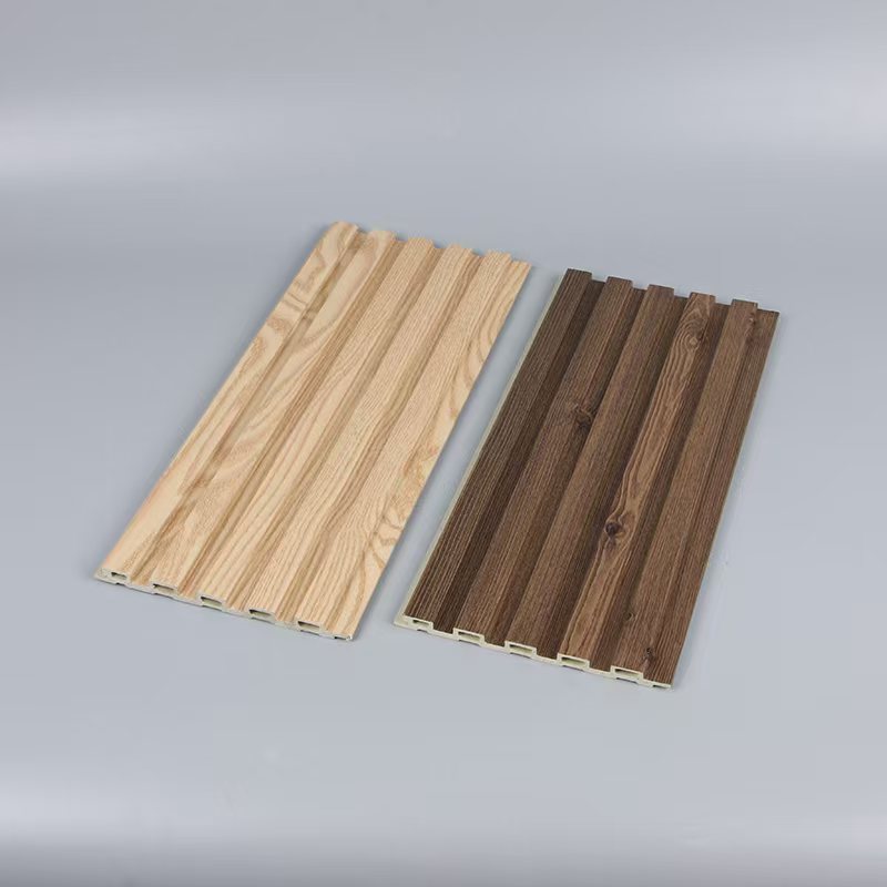 Wood-Plastic Composite Eco-Friendly Modern Fireproof Waterproof Exterior 3D Wall Panel Grid Board for Hotel Use High Quality
