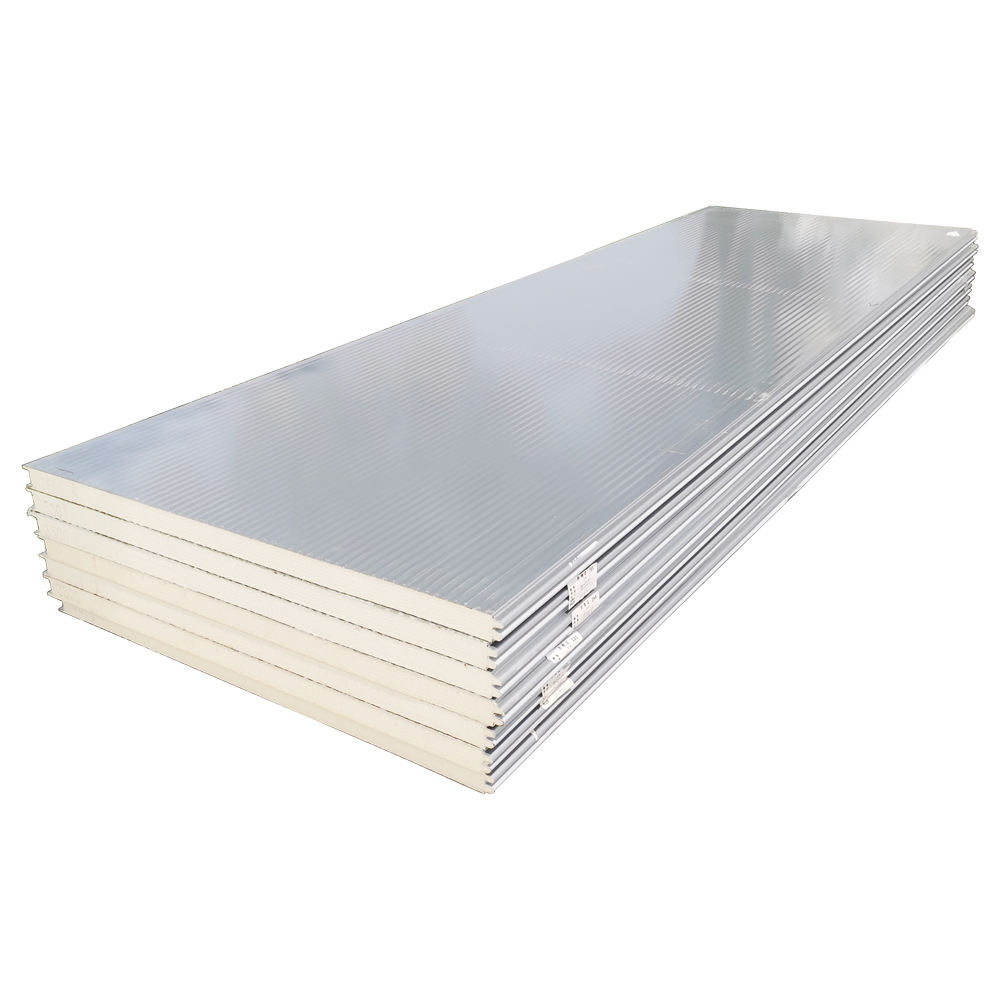 FR PU Heat Insulation Durable Exterior Wall Roof Panel Steel Sandwich Eco-Friendly for Freezer Storage Low-temperature Workshop