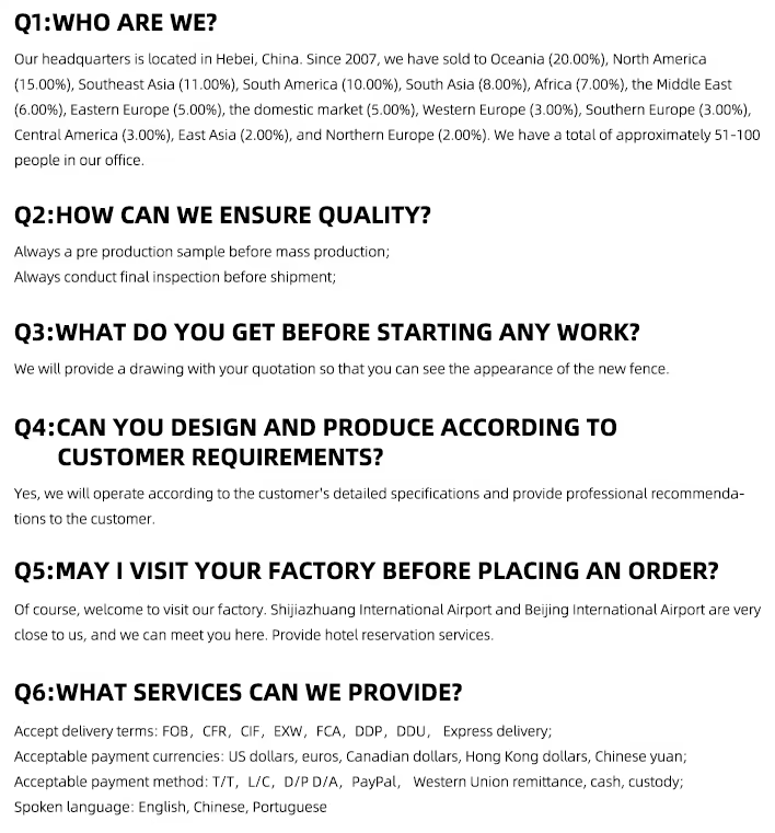 FAQ assistance