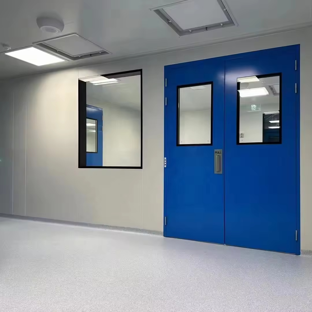 Dust-proof Steel Clean Room Rock Wool Sandwich Panels with Thermal Insulation for Operating Room Doors and Partition Walls
