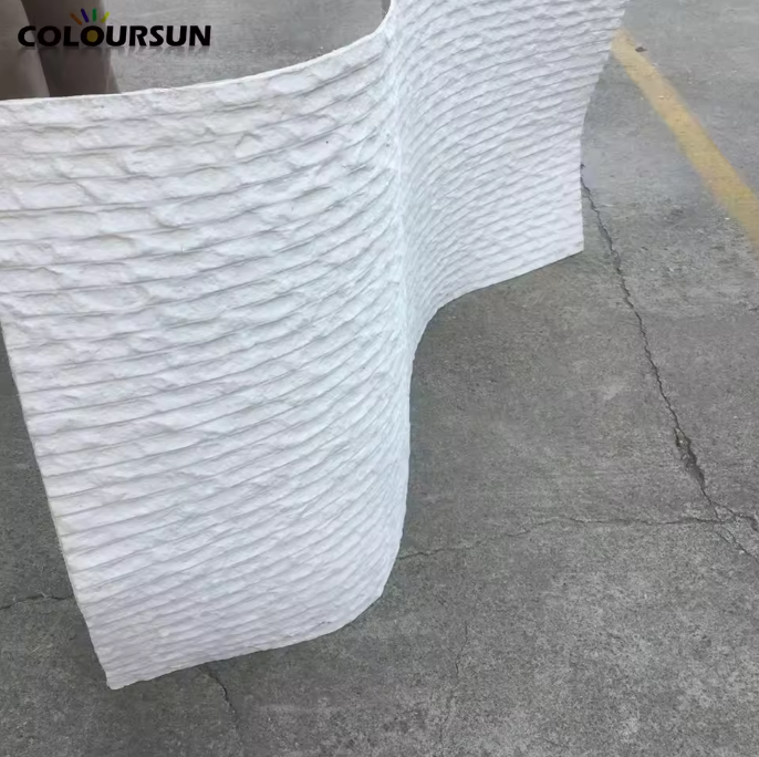Outdoor Flexible Stone Veneer Sheet Stone Flexible Cladding Stone for Exterior Wall Fire Resistance Natural Panel