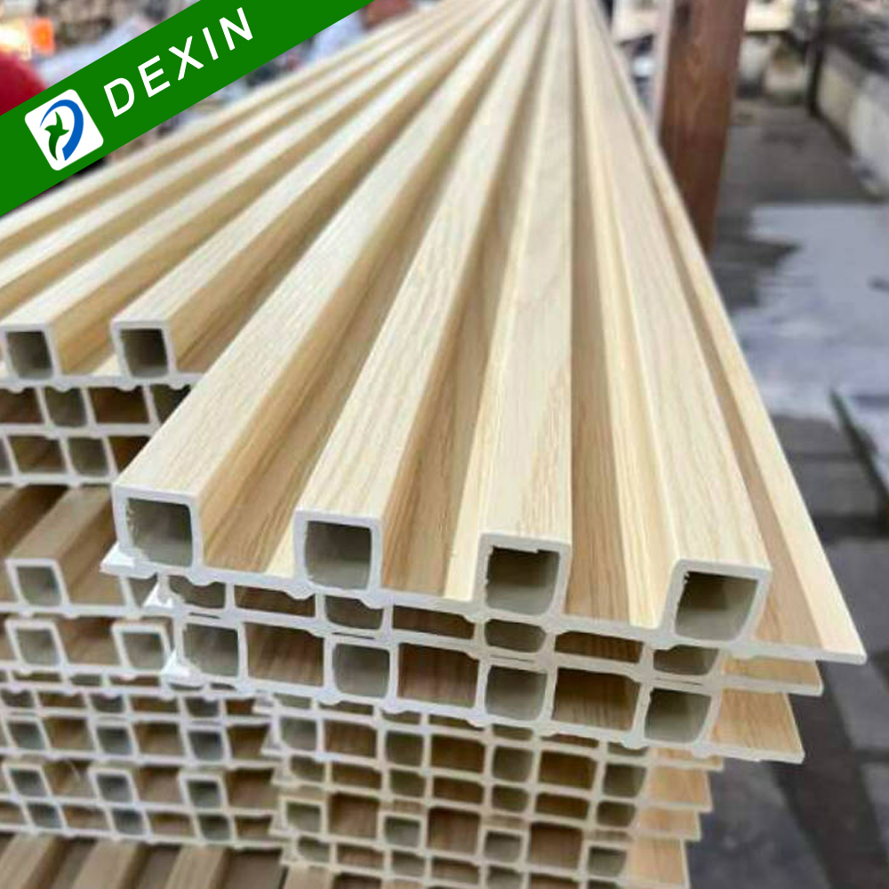High Quality Eco-friendly Waterproof Fireproof Building Materials Indoor Use Decorative Wood Plastic Composite Wall Panel 5 Year