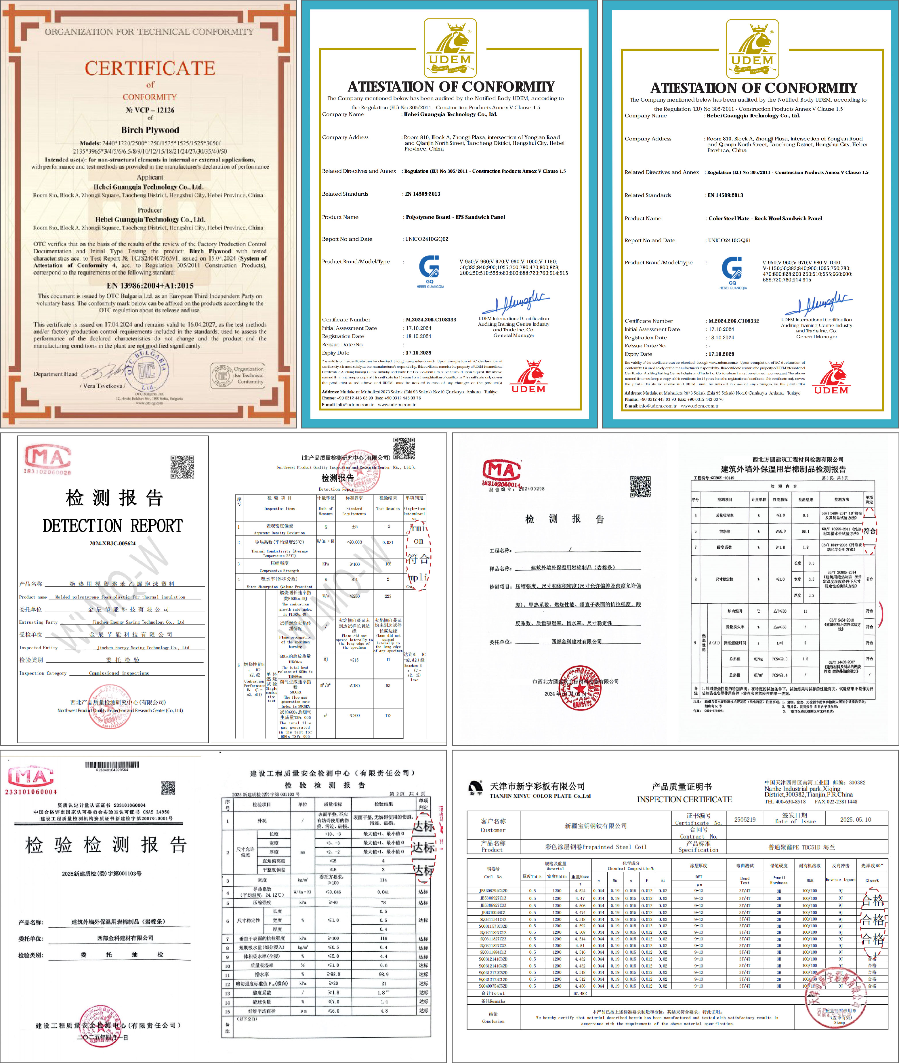 Product Certifications