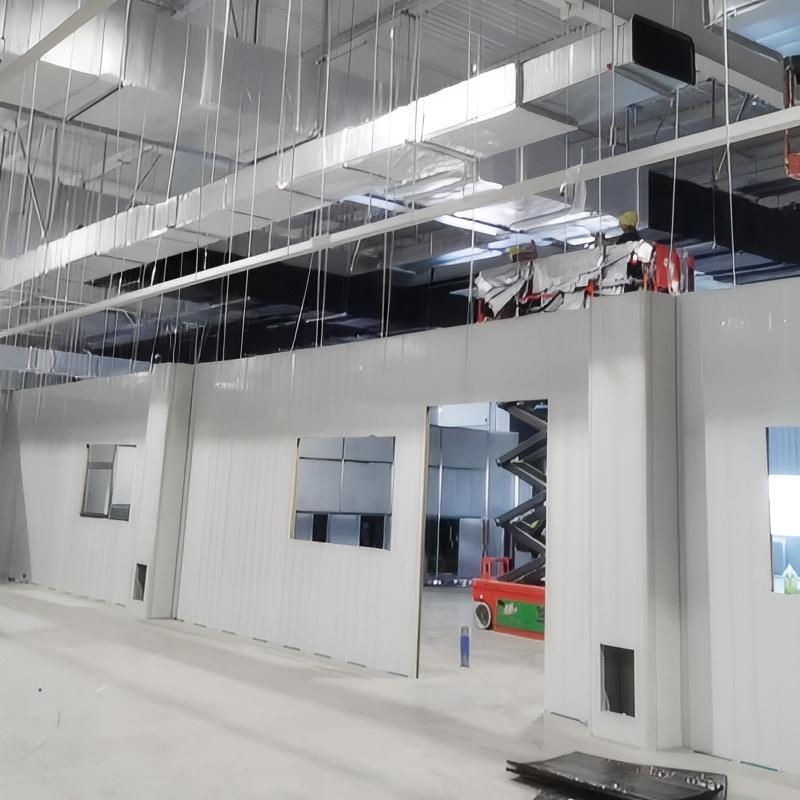 Laboratory Workshop Panels Modular Project Fireproof Construction Hospital Iso 8 Wall Class 10000 Wool Prefabricated Cleanroom