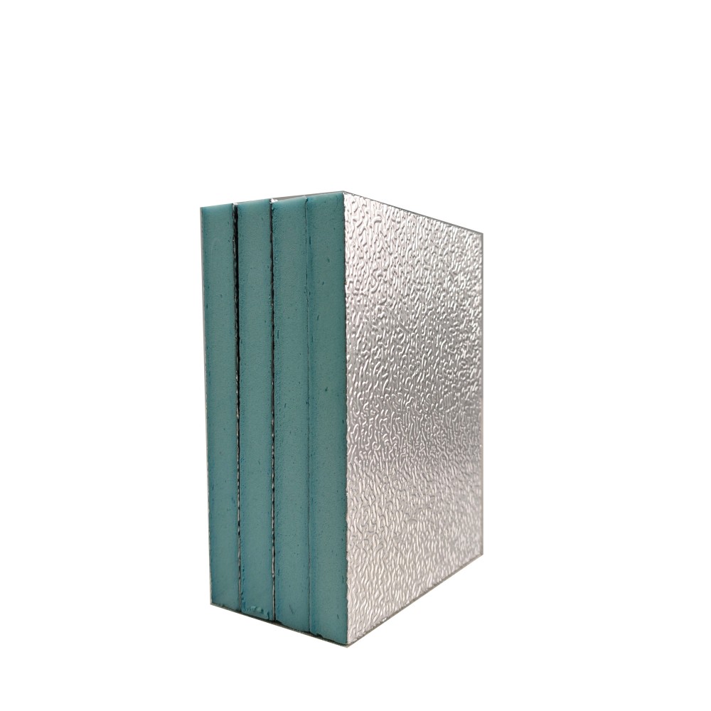 20mm Pre-Insulated Rigid Ductwork Panels Insulation PIR Ducting Foam Board Aluminum Foil HVAC Project For Air Conditioning