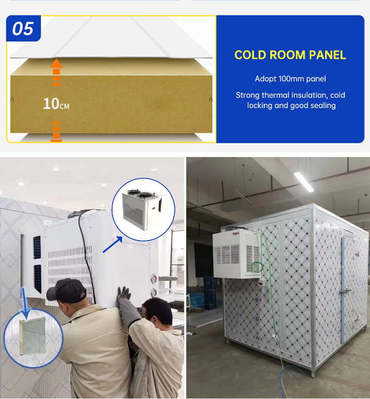 Intelligent Control Equipped Walk In Cold Storage &amp; Cool Room, Full Featured Storage Solution For Agricultural Farms