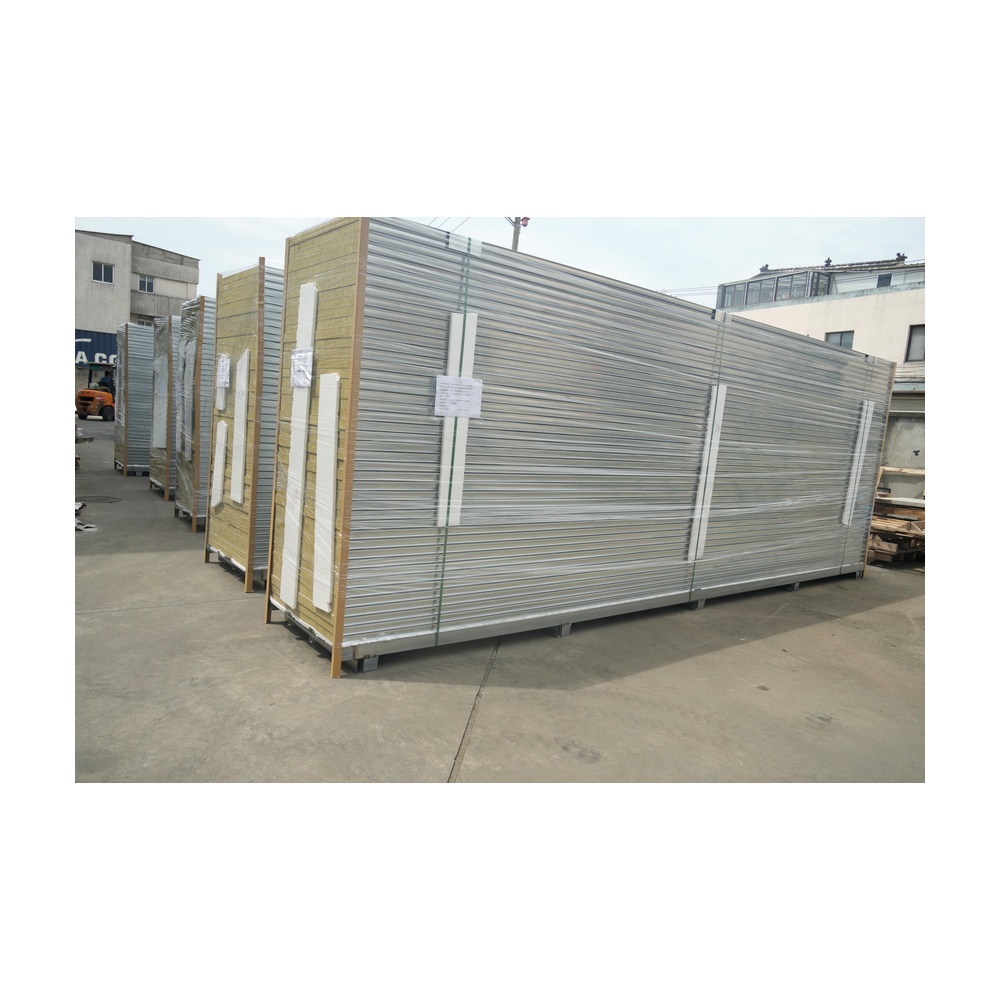 Sound Insulation Rock Wool Cleanroom Wall Panel for GMP Workshops
